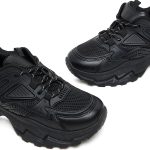 ⁦R&B Women's 325-0963FL003-2 Mesh Detail Lace Up Chunky Sneakers⁩ - الصورة ⁦5⁩