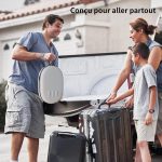 ⁦شنطة حمل لميتا كويست 3 اس/كويست 3 من زوزوفر، متوافقة مع حزام بطارية ايليت ووحدات التحكم وغيرها من الملحقات، حافظة صلبة وحماية فائقة للسفر، رمادي⁩ - الصورة ⁦2⁩