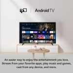 ⁦تلفزيون ذكي بشاشة مسطحة HD 720p مقاس 32 بوصة من اف بي دي مع جوجل بلاي، تلفزيون LED صغير لغرفة المعيشة، جوجل كاست مدمج، بث مباشر اندرويد مع واي فاي، بلوتوث (موديل 2025)⁩ - الصورة ⁦3⁩