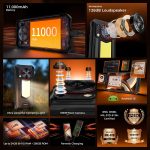 ⁦جوال WP53 برو 5G متين بشاشة 6.52 انش FHD+ وبطارية كبيرة 11000mAh وكاميرا 50MP ونظام اندرويد 15 من اوكيتيل (8GB+512GB NFC)⁩ - الصورة ⁦2⁩