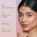 ⁦سويس بيوتي احمر شفاه مقاوم للماء غير قابل للنقل مع زيت بذور الجوجوبا | لمسة نهائية غير لامعة | يدوم طويلا | صبغة عالية | درجة لون بيج - 3 غرام⁩ - الصورة ⁦3⁩