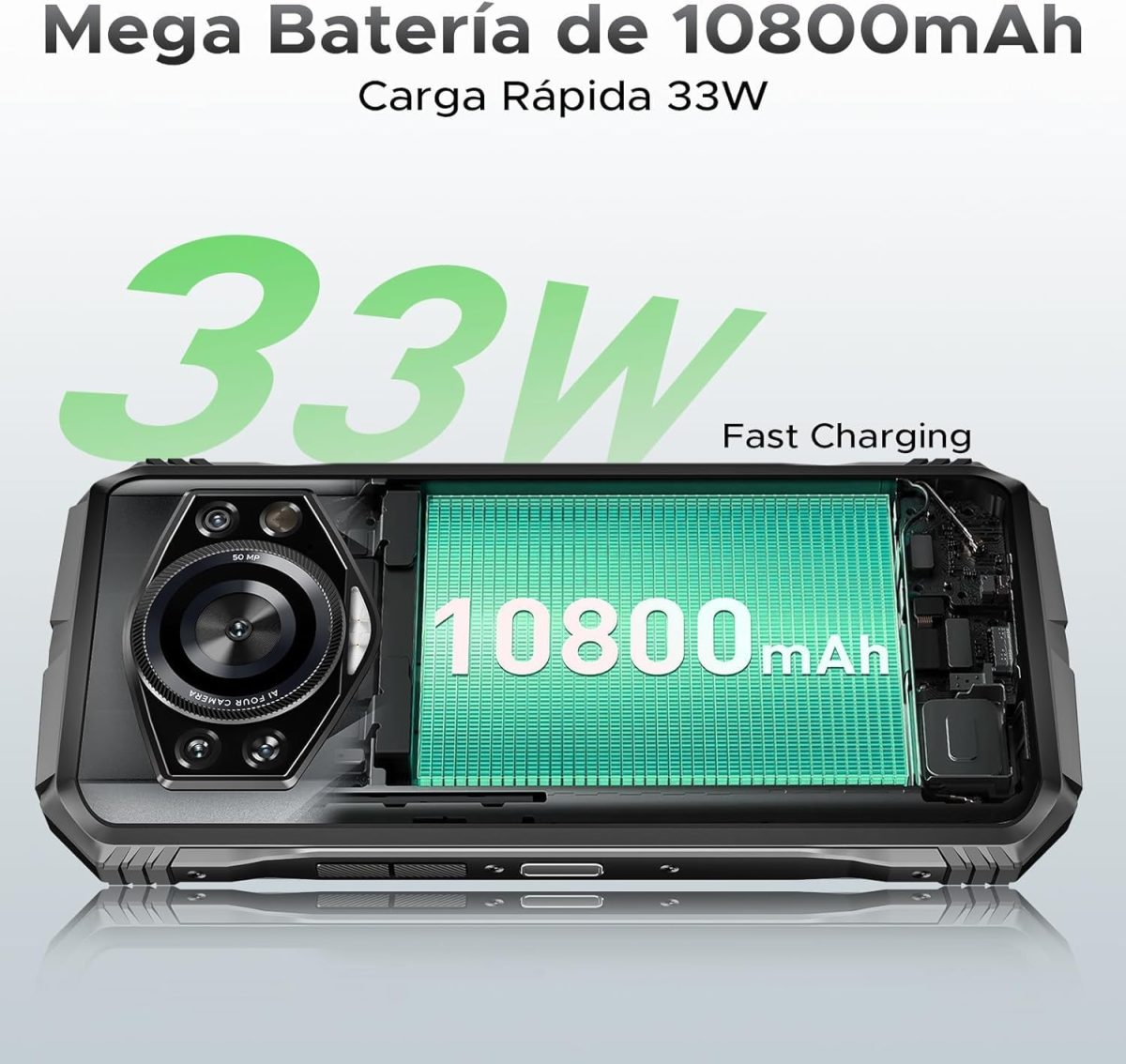 ⁦هاتف ذكي اس سايبر برو 6.6 انش FHD+ متين بنظام اندرويد 14120Hz وذاكرة RAM 32GB وروم 512GB وبطارية 10800mAh وكاميرا 50MP وتقنية ان اف سي⁩ - الصورة ⁦7⁩