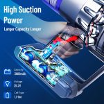 ⁦اري بطارية V10 متوافقة مع مكنسة دايسون V10 انيمال V10 ابسولوت V10 موتور هيد V10 فلافي V10 توتال كلين (25.2 فولت 3800mAh)⁩ - الصورة ⁦3⁩