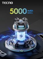 ⁦تكنو سبارك جو 1 (ابيض لامع، 3GB+64GB) | طلاقة 4 سنوات فما فوق | شاشة سلسة 6.66 انش 120Hz | ذاكرة RAM اكبر 6GB | جهاز تحكم عن بعد مدمج بالاشعة تحت الحمراء | مكبرات صوت مزدوجة مع DTS | تقليل ضوضاء⁩ - الصورة ⁦10⁩