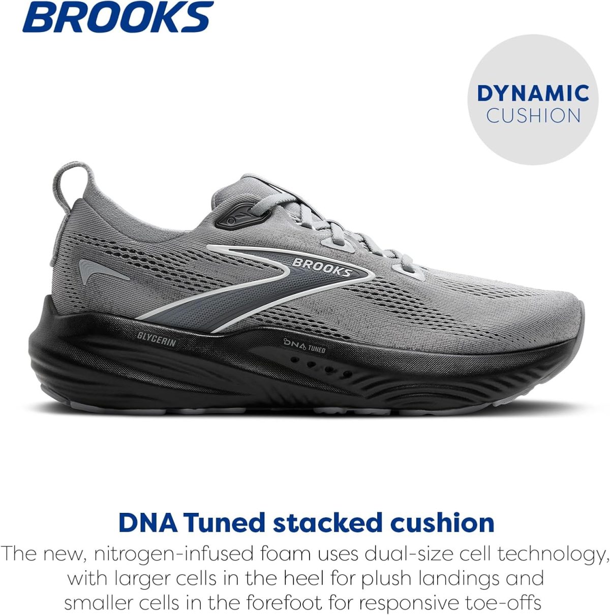⁦Brooks Men's Glycerin 22 Running Shoe mens Sneaker⁩ - الصورة ⁦2⁩