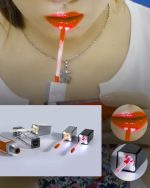 ⁦ملمع شفاه كويك جلو من ايزومي بيوتي | اتشييف بيرفيكت ليبس في اي مكان - ملمع شفاه باضاءة LED ومرآة | مثالي للمسافرين والنساء المشغولات وفي المواعيد الليلية والطلاب ومحبي المكياج (شوجر بلام)⁩ - الصورة ⁦6⁩