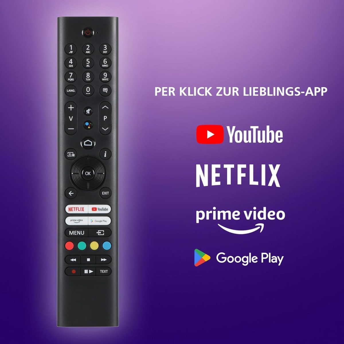 ⁦تلفزيون كيو ال اي دي 32 بوصة من جيه في سي، تلفزيون سمارت فيرنسير FHD بنظام اندرويد (HDR، موالف ثلاثي، بلوتوث) LT-32VQF545A [انرجي كلاس اي] (LT-32VQF545A)⁩ - الصورة ⁦5⁩