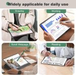 ⁦اقلام ستايلس لشاشات اللمس، قلم تابلت عالمي سعوي 2 في 1 لاجهزة ايفون/ايباد/برو/ميني/اير/سامسونج/تابلت مع 6 رؤوس بديلة (اسود + ذهبي وردي)⁩ - الصورة ⁦8⁩