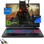 ايسر لابتوب العاب بريداتور هيليوس نيو 16، شاشة 16 انش WUXGA 165Hz IPS، كور i7-13650HX، جيفورس RTX 4060، 32GB DDR5، 1TB PCle 4.0، كيبورد RGB 4 مناطق، واي فاي 6E، RJ45، USB-C، HDMI، PDG HDMI، ويندوز 11