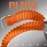 ⁦سوار رياضي من سويت بيست متوافق مع ساعة ابل الترا 49 ملم 46 ملم 45 ملم 44 ملم 42 ملم للرجال والنساء، سوار حلقي نايلون قابل للتمدد قابل للتعديل مع خطاف على شكل حرف S لساعة اي ووتش الترا اس اي سلسلة 10 9⁩ - الصورة ⁦2⁩