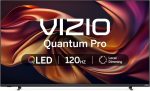 فيزيو تلفزيون ذكي كوانتوم برو 4K 120Hz QLED HDR10+ 50 انش مع دولبي فيجن، مصفوفة كاملة نشطة، 240Hz @ 1080p، واي فاي 6E، ابل ايربلاي، كروم كاست مدمج، M50QXM-K01، موديل 2023