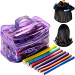 اكسبرس شوب مجموعة بكرات شعر اسفنجية متينة مكونة من 42 قطعة، اداة تجعيد الشعر التي تصنعها بنفسك في صالونات التجميل مع حافظة، بكرة شعر اسفنجية للشعر القصير والمتوسط والطويل