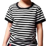 اي زدد اس كيه جيه تيشيرت قصير اسود للاولاد (عبوة من قطعة واحدة)