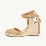 ⁦جوليت هولي صندل اسبادريل برباط للنساء مغلق من الامام بكعب عريض وحزام خلفي⁩ - الصورة ⁦3⁩