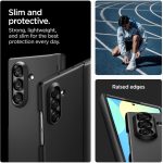 ⁦سبايجن حافظة اير فيت برو ماج فيت لسامسونج جالاكسي Z فولد 7 معتمدة من كيو اي 2.1 [متوافقة مع ماج سيف] غطاء (2025) تغطية مفصلية - اسود⁩ - الصورة ⁦5⁩