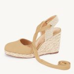 ⁦جوليت هولي صندل اسبادريل برباط للنساء مغلق من الامام بكعب عريض وحزام خلفي⁩ - الصورة ⁦4⁩