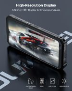 ⁦اوكتيل جوال WP36 متين غير مقفل 2024-10600mAh، جوال 16GB+128GB، شاشة 6.55 انش، مكبر صوت 128 ديسيبل، كاميرا 13MP 4G ثنائي شرائح الاتصال، اندرويد 13، مقاوم للماء، NFC/OTG/GPS/T-Mobile⁩ - الصورة ⁦5⁩