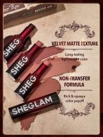 ⁦شيجلام احمر شفاه بوم مات يدوم طويلا من دينامات - امبر روز - 2.7 غرام (تشيريش يو)⁩ - الصورة ⁦6⁩