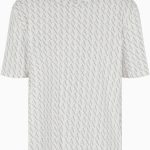 ارماني اكستجينج تي شيرت عصري بشعار كامل للرجال (عبوة من قطعة واحدة)