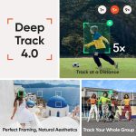 ⁦انستا360 فلو 2 برو جراي - جيمبال قابل للطي بتقنية الذكاء الاصطناعي، متعدد الاشخاص وتتبع دوران 360 درجة، حامل ثلاثي مدمج / عصا سيلفي، مثبت محمول لايفون/اندرويد⁩ - الصورة ⁦3⁩