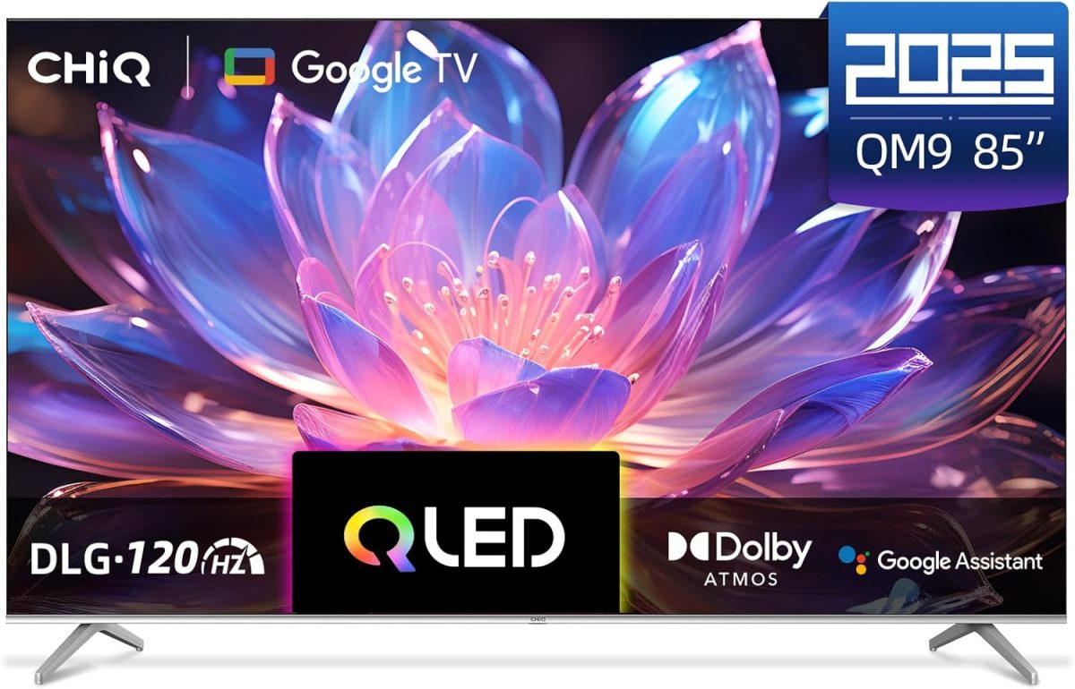 ⁦سي اتش اي كيو تلفزيون 85 بوصة 4K QLED U85QM9S، تلفزيون جوجل الذكي الرسمي، HDR10، دولبي فيجن، دولبي اتموس، MEMC، تحديث 120Hz، HDMI 2.1، بلوتوث 5.1، VRR، ALLM، بدون حواف معدنية، شاشة متعددة⁩ - الصورة ⁦4⁩