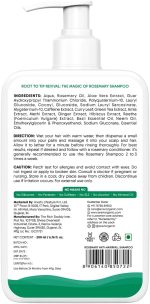 ⁦ارافي اورجانيك شامبو مضاد لتساقط الشعر من روزماري | شامبو روزماري لنمو الشعر والتحكم في تساقط الشعر | شعر اقوى حتى 94% | خالٍ من الكبريتات للرجال والنساء | لجميع انواع الشعر | 200 مل⁩ - الصورة ⁦2⁩