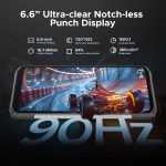 ⁦دوجي جوال بليد 10 قوي غير مقفل 24GB+256GB/2TB 10300mAh، جوال اندرويد 14 6.6 انش HD + 90Hz كاميرا 50MP و3 فتحات للبطاقات/فتح الوجه/بصمة الاصبع/NFC/Wi-Fi6E/IP69K⁩ - الصورة ⁦5⁩