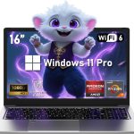 لابتوب العاب 16 انش من نياكون، ذاكرة RAM 32GB وSSD 1TB، AMD رايزن 7 5825U (حتى 4.5Ghz)، بطاقة رسومات AMD راديون، شاشة 16 انش FHD 1920×1080، واي فاي 6، بلوتوث 5.2، كيبورد باضاءة خلفية