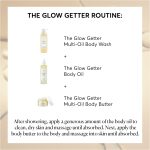 ⁦ناتشورال زيت الجسم ذا جلو جيتر، زيوت متعددة لتغذية مكثفة، تركيبة مرطبة ومرطبة، نباتي ولم يختبر على الحيوانات، 3.4 اونصة⁩ - الصورة ⁦3⁩