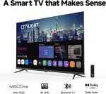 ⁦تلفزيون ذكي 43 بوصة من هوريون، تلفزيون 4K UHD LED مع ويب او اس 22، تلفزيون رفيع للغاية مع تباين كبير، HDR10، صوت دولبي، بث مباشر، بلوتوث، اتش دي ام اي، واي فاي (سلسلة بي 6D، 2025)⁩ - الصورة ⁦2⁩