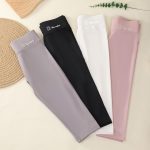 ⁦سروال كابري ضيق لليوغا للبنات من شيكدو، سروال صيفي كاجوال مطرز على شكل ارنب للبنات 3/4، عبوة من 4 قطع⁩ - الصورة ⁦5⁩