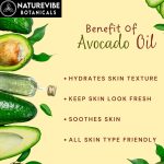 ⁦ناتشر فايب بوتانيكالز زيت افوكادو 200 مل نقي وطبيعي 100% رائع للعناية بالبشرة والشعر⁩ - الصورة ⁦4⁩