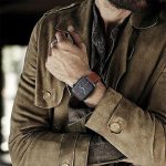 ⁦ياردوبي سوار ساعة جلدي مغناطيسي متوافق مع سوار ساعة ابل 49 ملم 45 ملم 44 ملم 42 ملم، جلد طبيعي مع ابزيم مغناطيسي متوافق مع ساعة ابل الترا/2 10/9/8/7/6/5/4/3/2/1 (بني)⁩ - الصورة ⁦7⁩