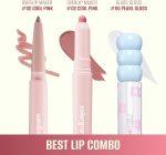 ⁦كولورجرام قلم تحديد شفاه اول ان ون اوفرليب ميكر 02 كول بينك | محدد شفاه متعدد الاستخدامات مع ظلال طبيعية ولمسة نهائية غير لامعة وشفاه اكبر وامتلاء وتأثير ممتلئ وملمس كريمي ناعم⁩ - الصورة ⁦8⁩