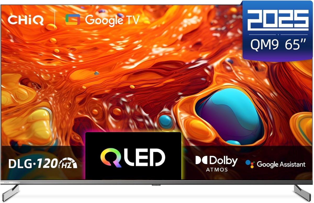 ⁦سي اتش اي كيو تلفزيون 65 بوصة 4K QLED U65QM9S، تلفزيون جوجل الذكي الرسمي، HDR10، دولبي فيجن، دولبي اتموس، MEMC، تحديث 120Hz، بلوتوث 5.1، HDMI 2.1، VRR، ALLM، بدون حواف معدنية، شاشة متعددة⁩ - الصورة ⁦3⁩