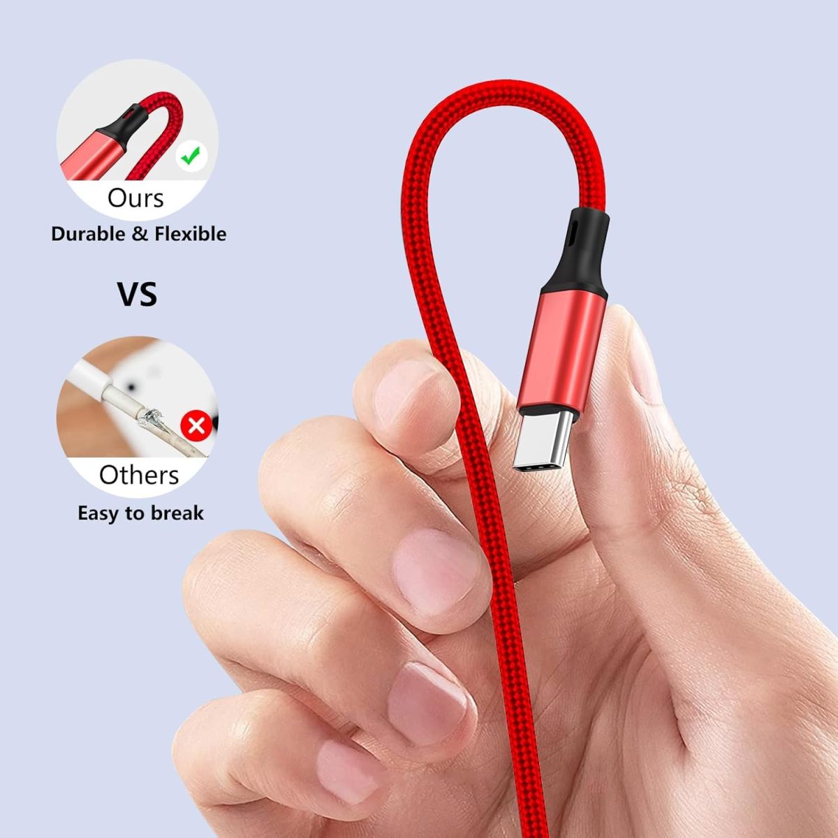 ⁦شاحن ترافل 4 في 1 لاجهزة اي ووتش وايفون، كيبل شحن متعدد مع USB-C وMicro USB وشاحن لاسلكي، متوافق مع ساعة ابل الترا/اس اي/9/8/7/6/5 وايفون 15/14/13 وجالكسي واندرويد⁩ - الصورة ⁦3⁩