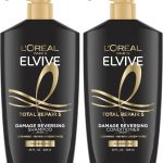 شامبو وبلسم لوريال الفيف توتال ريبير 5 للشعر التالف من لوريال باريس، 28 اونصة (مجموعة من قطعتين)