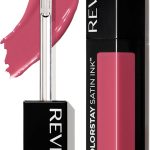 ريفلون احمر شفاه سائل ساتان انك كراون جولز من كولور ستاي، احمر شفاه سائل يدوم طويلا ومقاوم للماء، تركيبة كريمية مرطبة غنية بزيت بذور الكشمش الاسود، 031 بينك دوتشس، 0.14 اونصة سائلة.