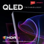 ⁦امبيكس تلفزيون ويل او اس ذكي 55 بوصة QLED (Wios55Q)، تلفزيون UHD 4K، مساعد صوت Ai ChatGPT، ذاكرة RAM 1.5GB، تخزين 8GB، 2×HDMI، 2×USB، عرض 176 درجة، لوحة A+، نتفليكس/برايم/يوتيوب، كفالة عامين⁩ - الصورة ⁦3⁩