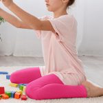 ⁦بي او او بي اتش سروال ضيق للبنات من القطن بطول كامل قابل للتمدد بدون قدم 5-14 سنة من 5 قطع⁩ - الصورة ⁦6⁩