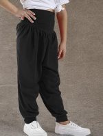 ⁦سروال حريم فضفاض كاجوال فضفاض للرقص والرياضة للبنات⁩ - الصورة ⁦3⁩