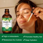 ⁦زيت النيم للبشرة، ضغط طبيعي نقي على البارد، خال من الهكسان يغذي البشرة والشعر ويقلل من الخطوط الدقيقة، 2.0 اونصة⁩ - الصورة ⁦9⁩