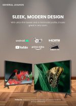 ⁦افانوس تلفزيون اندرويد بدون حواف بدقة FHD مقاس 43 بوصة⁩ - الصورة ⁦6⁩