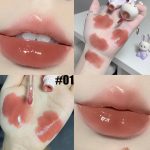 ⁦مجموعة ملمع شفاه على شكل ارنب من 3 قطع، ملمع شفاه كريستال مرطب، ملمع شفاه مقاوم للماء يدوم طويلا للنساء والفتيات - هدية للحفلات⁩ - الصورة ⁦2⁩