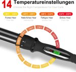 ⁦مكواة تجعيد الشعر برو بيوتي 7 في 1 من باروين، اداة تجعيد الشعر الاحترافية وتصفيف الشعر، مكواة تجعيد سيراميك مع 7 عصي تسخين، 100-230 درجة مئوية، شاشة LCD⁩ - الصورة ⁦2⁩