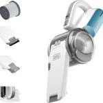 مكنسة غبار كهربائية محورية لاسلكية ومحمولة باليد ببطارية ليثيوم ايون 10.8 فولت 1.5Ah مع قاعدة شحن سعة 440 مل وقوة شفط 20 واط، PV1020L-B5، كفالة لمدة عامين، من بلاك + ديكر