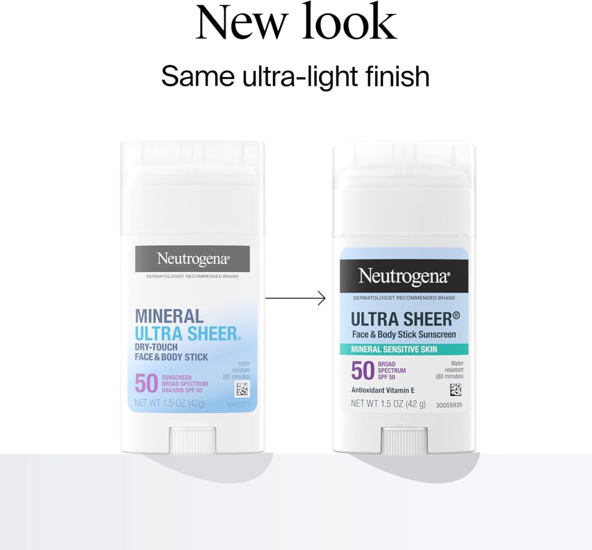 ⁦Neutrogena Ultra Sheer Mineral Face Body Stick SPF 50, Multi-Purpose⁩ - الصورة ⁦2⁩