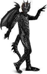 ⁦سبوكتاكيولار كريشنز زي تنين للاولاد الصغار، اجنحة تنين وقناع، زي تنكري للهالوين للاولاد لحفلات الهالوين والحفلات التنكرية⁩ - الصورة ⁦3⁩