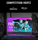 ⁦اسس لابتوب روج ستريكس G513RM للالعاب بمعالج AMD رايزن 7 6800H وذاكرة RAM 16GB وSSD 1TB وشاشة 15.6 انش WQHD (2560x1440) IPS 165Hz وانفيديا RTX 3060 6GB رمادي اكليبس وكيبورد انجليزي باضاءة خلفية RGB⁩ - الصورة ⁦7⁩