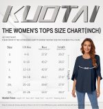 ⁦تي شيرت نسائي بأكمام طويلة لخريف 2022 من كوتاي، بلايز تونيك كاجوال فضفاضة ناعمة مع جيب⁩ - الصورة ⁦4⁩